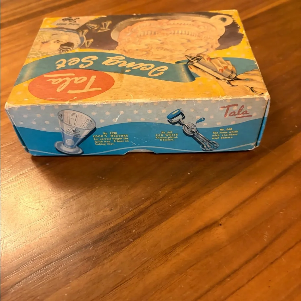 Vintage Tala Icing Set Complete Original Box Cake Cupcake Decorating Kit